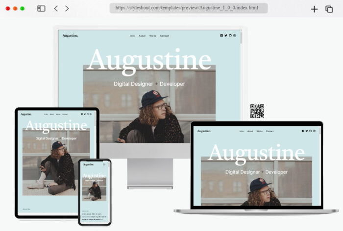 augustine free website template
