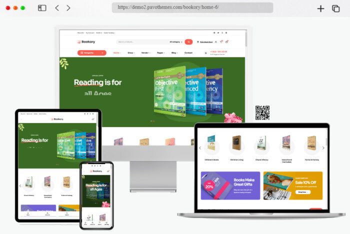 bookory book store woocommerce theme