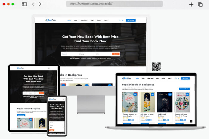 bookpress bookstore woocommerce theme