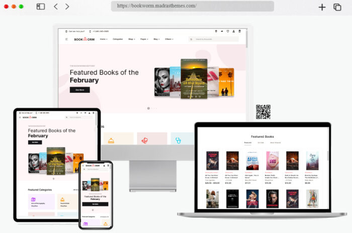 bookworm bookstore woocommerce theme