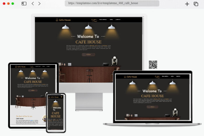 cafe house free bootstrap cafe responsive html