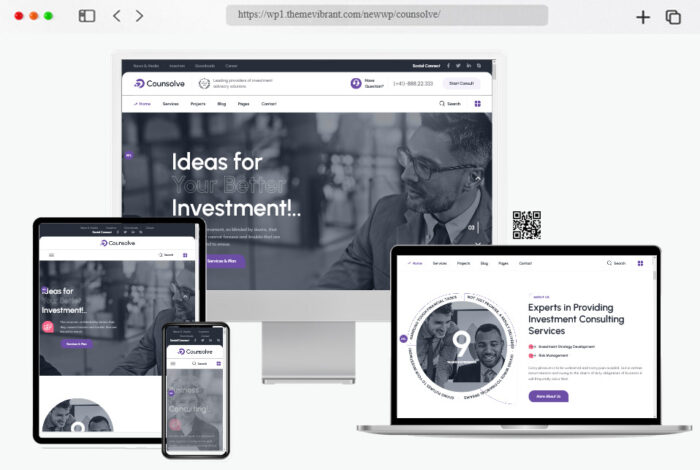 counsolve consulting investments wordpress theme