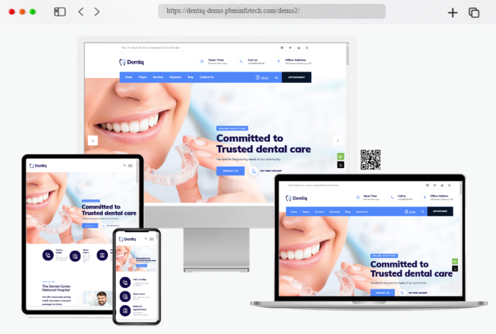 dentiq dental wordpress theme