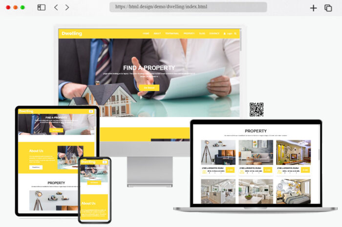 dwelling property real estate business template