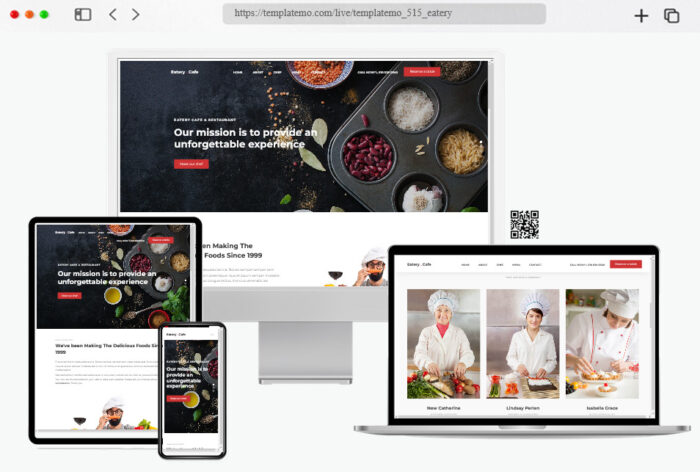 eatery free cafe restaurant website css template