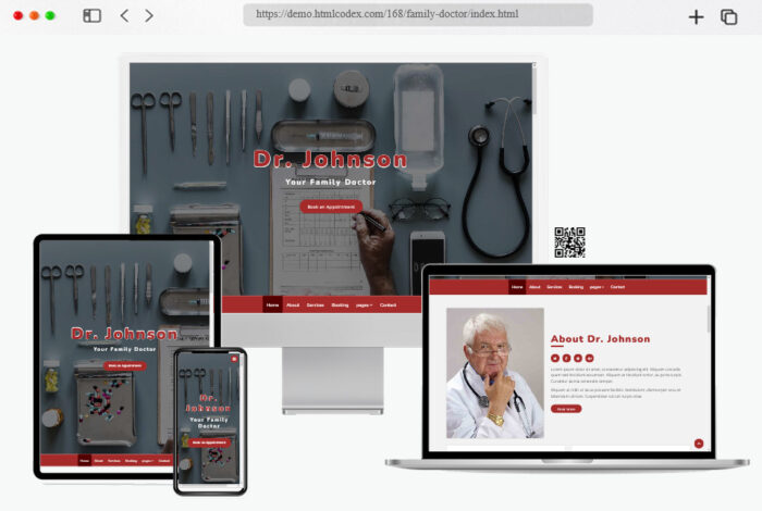 family doctor medical html template
