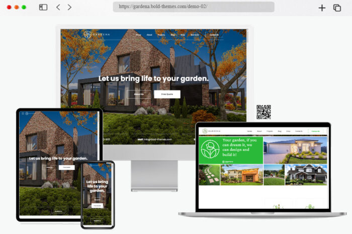 gardena landscaping gardening theme