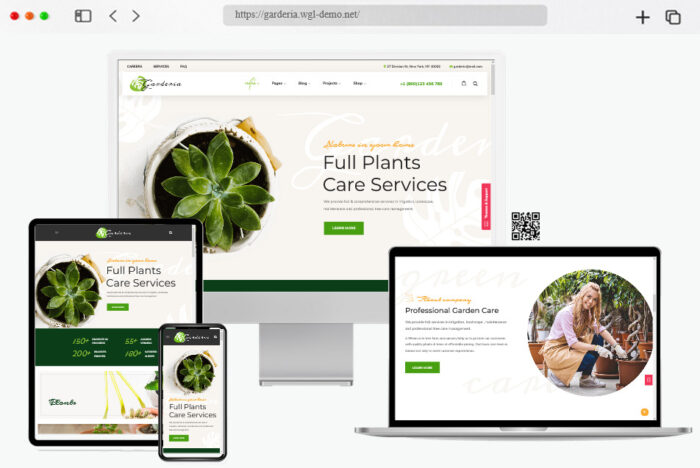 garderia landscaping gardening wordpress theme