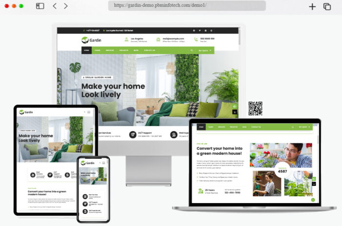 gardin indoor gardening wordpress theme