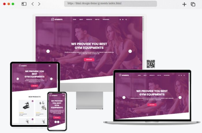 Gyments Free Gym HTML Template