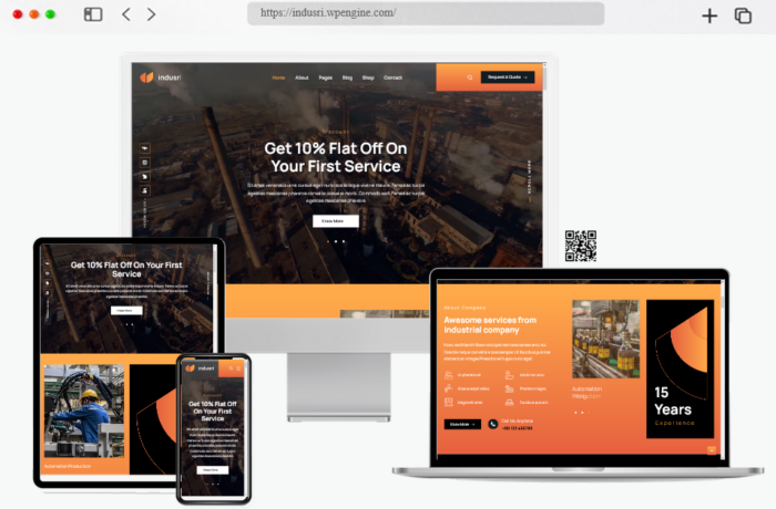 indusri industry factory wordpress theme