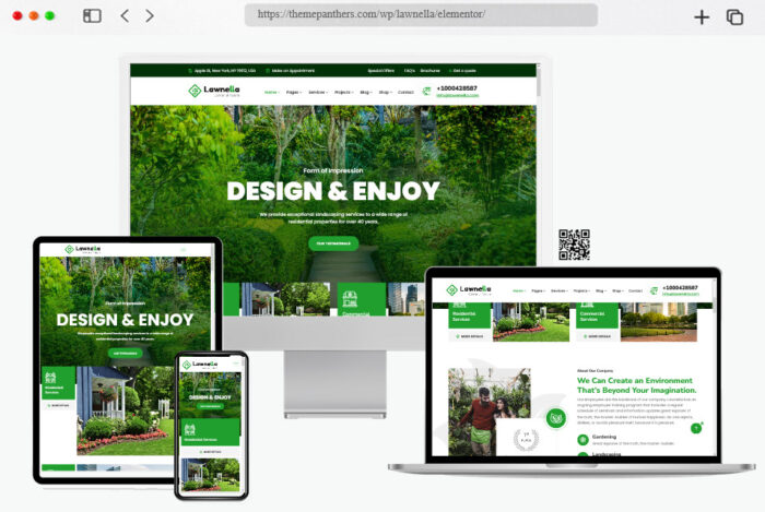 lawnella gardening landscaping wordpress theme