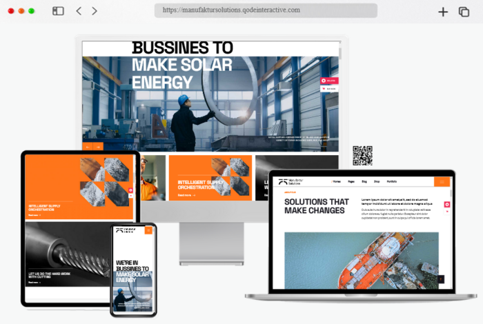 manufaktur solutions industry factory theme