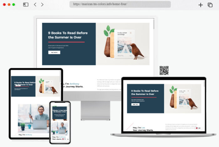 marizan book author theme