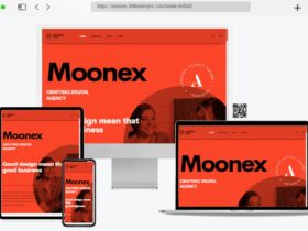 moonex react agency react portfolio template