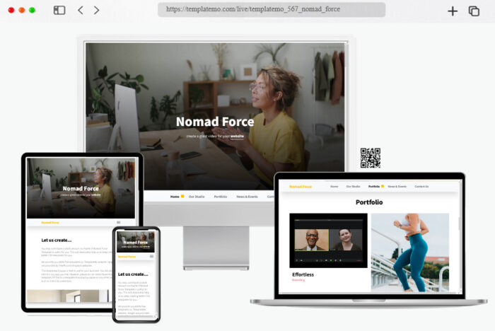 nomad force based html template