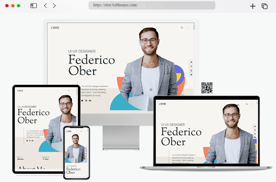 ober resume wordpress theme