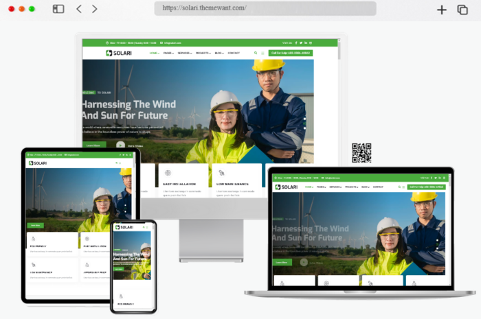 solari ecology zsolar energy wordpress theme