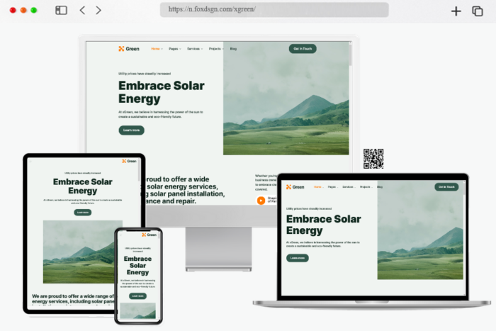 xgreen solar green energy wordpress theme