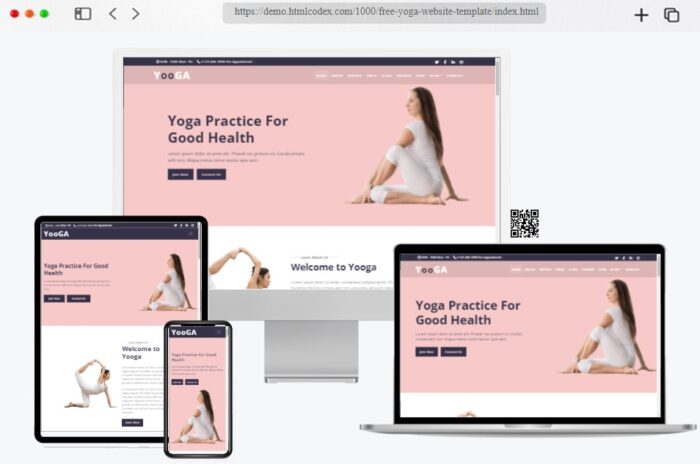 YOOGA Free Yoga Website Template