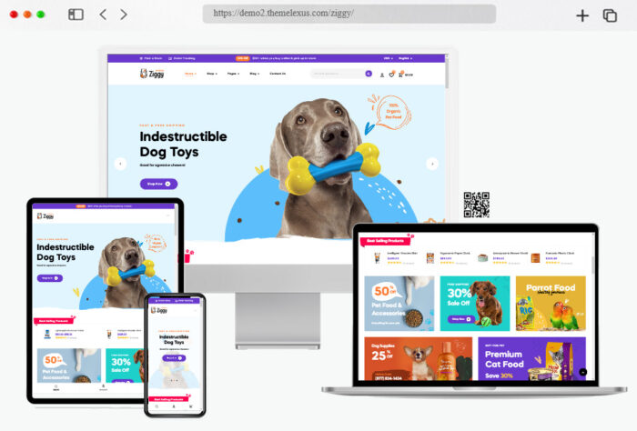 ziggy pet shop wordpress theme