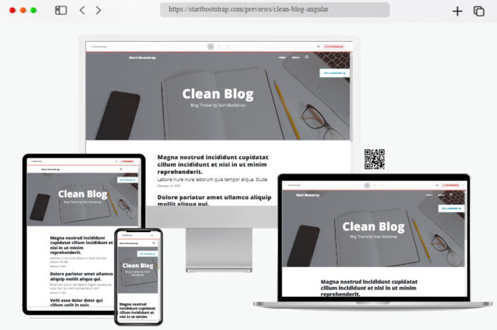 clean blog angular