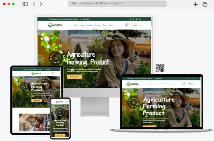 Agrica Agriculture WordPress Theme