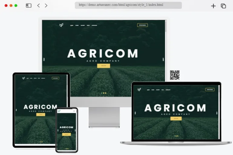 Agricom Agriculture HTML Template