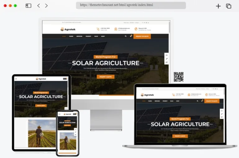 Agrotek Agriculture HTML Template