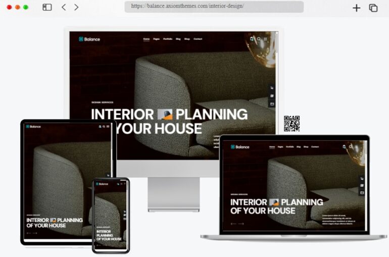 Balance Interior Design WordPress Theme