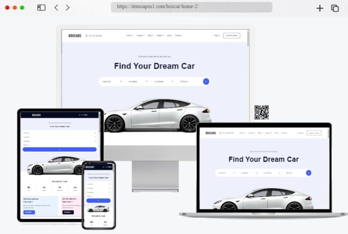 Boxcar Car Dealer WordPress Theme