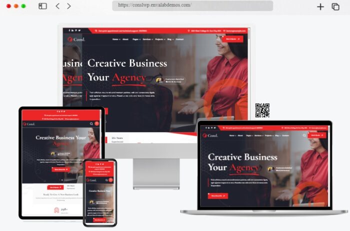 Consl Consulting Business WordPress Theme