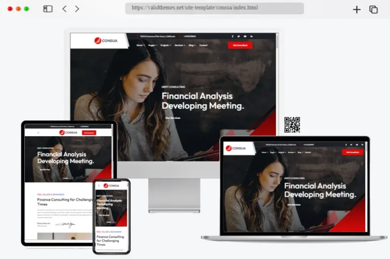 Consua Consulting Business HTML Template