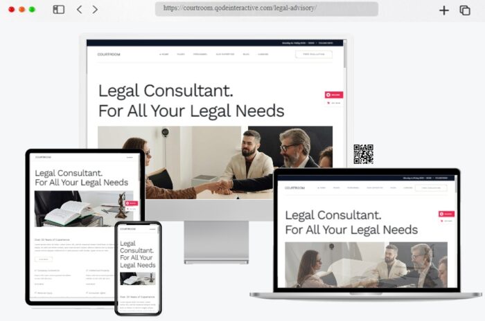 Courtroom Lawyer Law Firm Theme