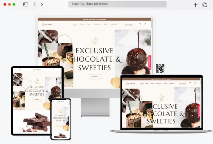 Estiene Sweets Bakery WordPress Theme