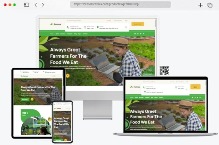 Farmus Agriculture WordPress Theme