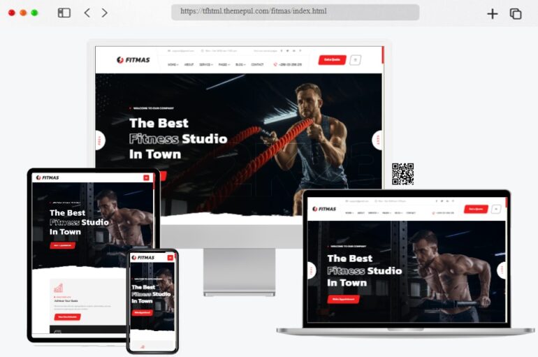Fitmas Gym Fitness Center HTML Template