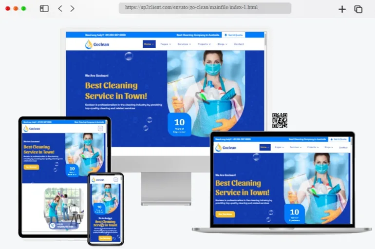 Go Clean Cleaning Service Renovation HTML Template