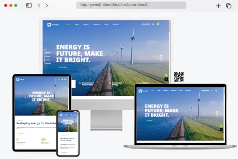 Greenify Renewable Energy WordPress Theme