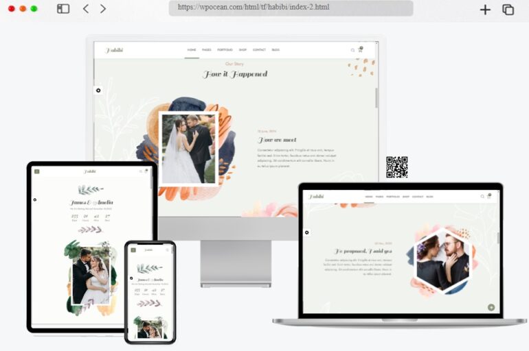 Habibi Wedding Wedding Planner HTML Template