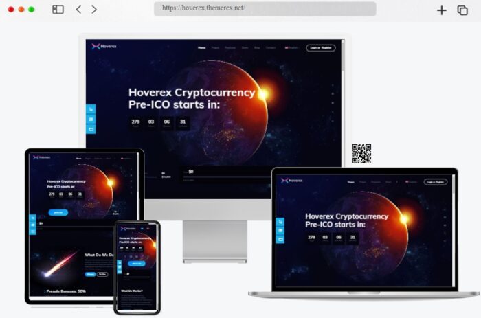Hoverex CryptocurrencyTheme