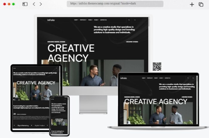 Infolio Agency Creative WordPress Elementor Theme