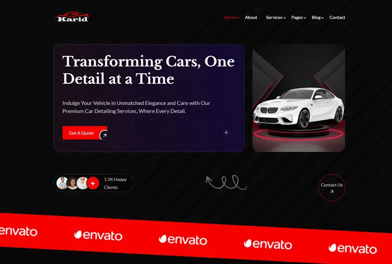 Karid Car Service and Detailing HTMLTemplate