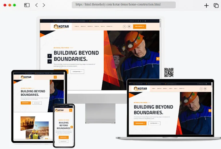 Kotar Construction Company HTML Template