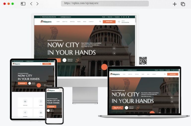 Mayorx City Government WordPress Theme