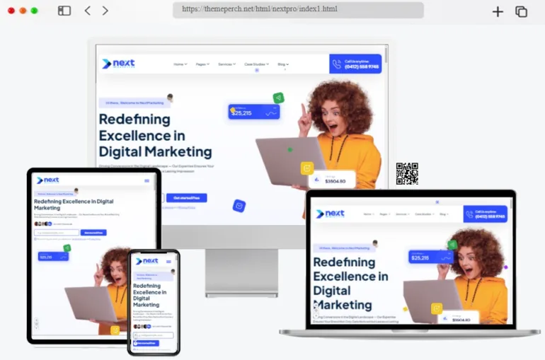 NextPro Digital Marketing Agency HTML Template