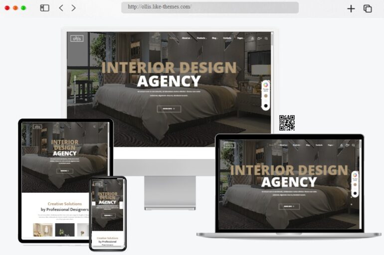 Ollis Interior Design WordPress Theme