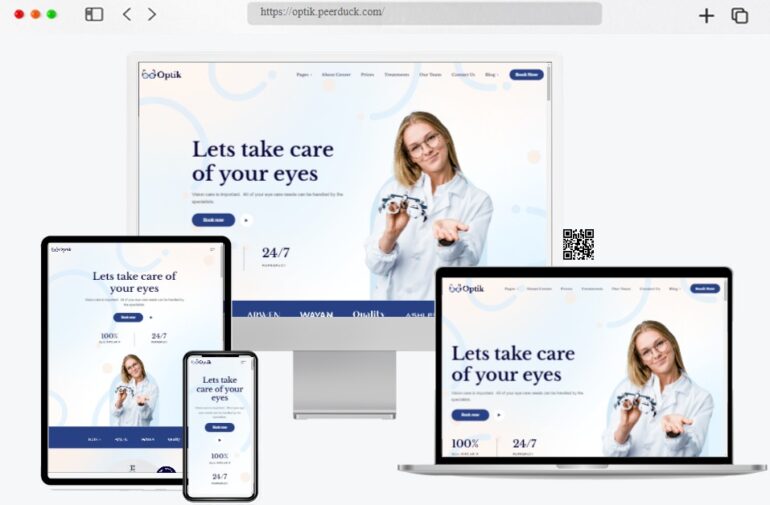 Optik Optometrist Eye Care WordPress Theme