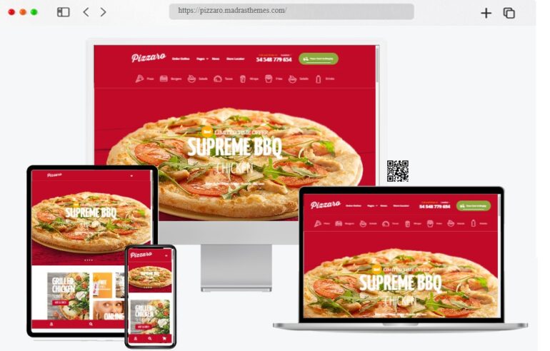 Pizzar Fast Food WooCommerce Theme