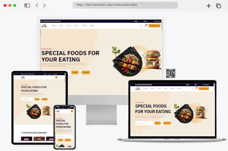 RESTINA FoodRestaurant HTML Template